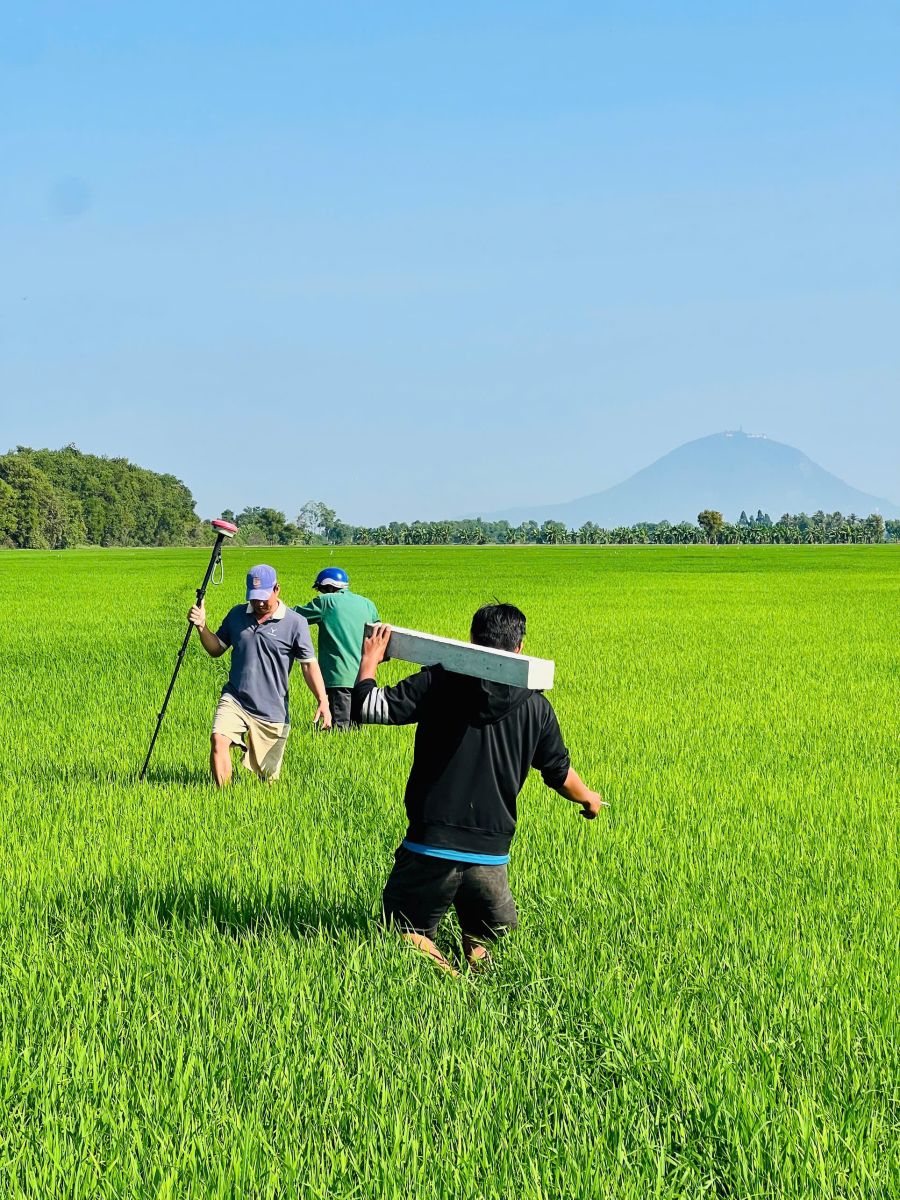 Đo đạc đất tại Gò Dầu Tây Ninh